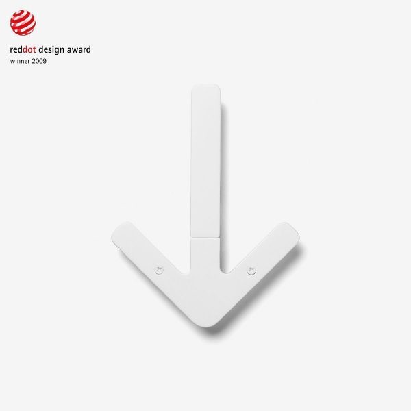 colgador arrow en color blanco